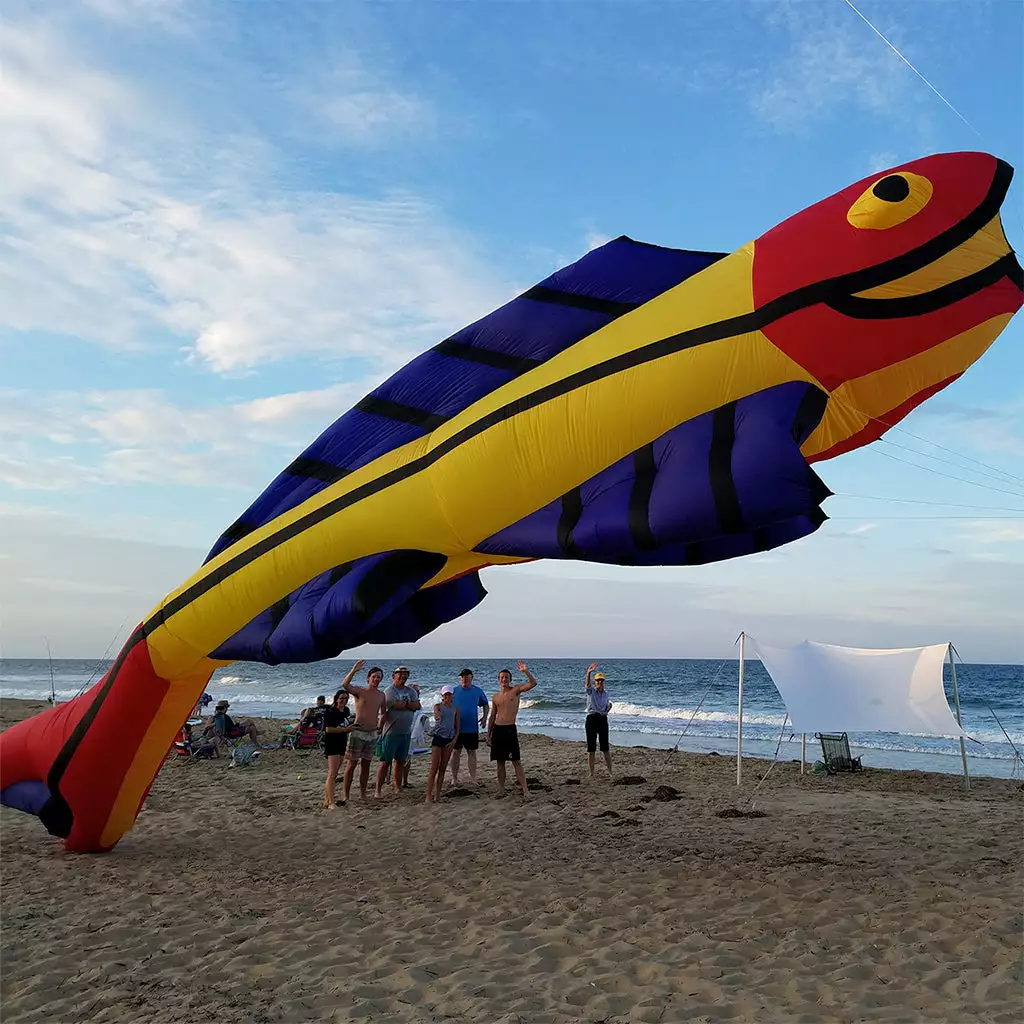 Collections Kites Mega Flying Fish Kite 4 Collections Kites Mega Flying Fish Kite