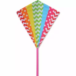 Kites 30 In. Diamond Kite - Hip Rainbow Premier Kites