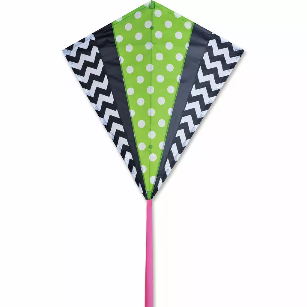 Kites Premier Kites 30 In. Diamond Kite - Green Mod 4 Kites Premier Kites 30 In. Diamond Kite - Green Mod