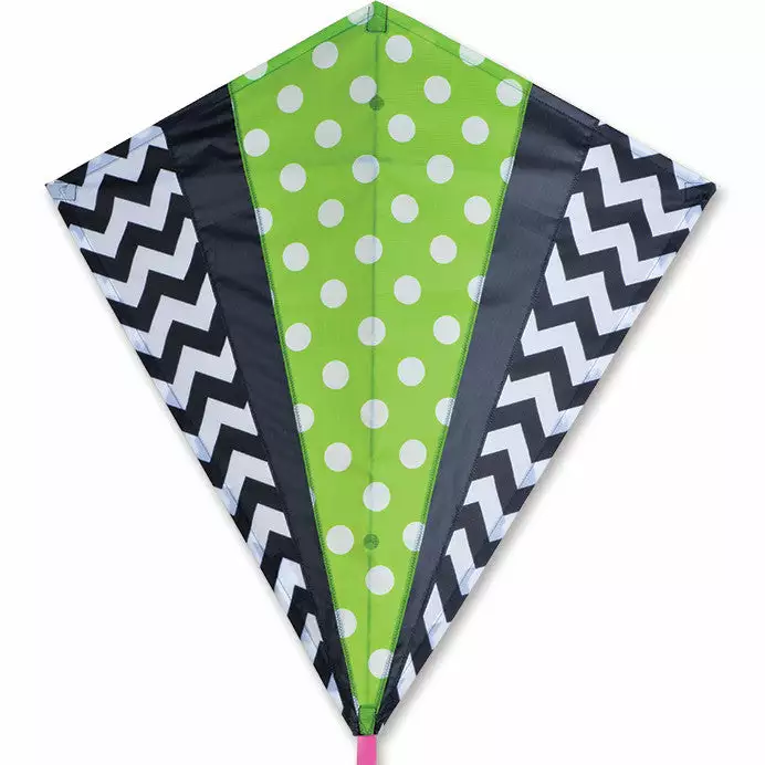 Kites Premier Kites 30 In. Diamond Kite - Green Mod 3 Kites Premier Kites 30 In. Diamond Kite - Green Mod