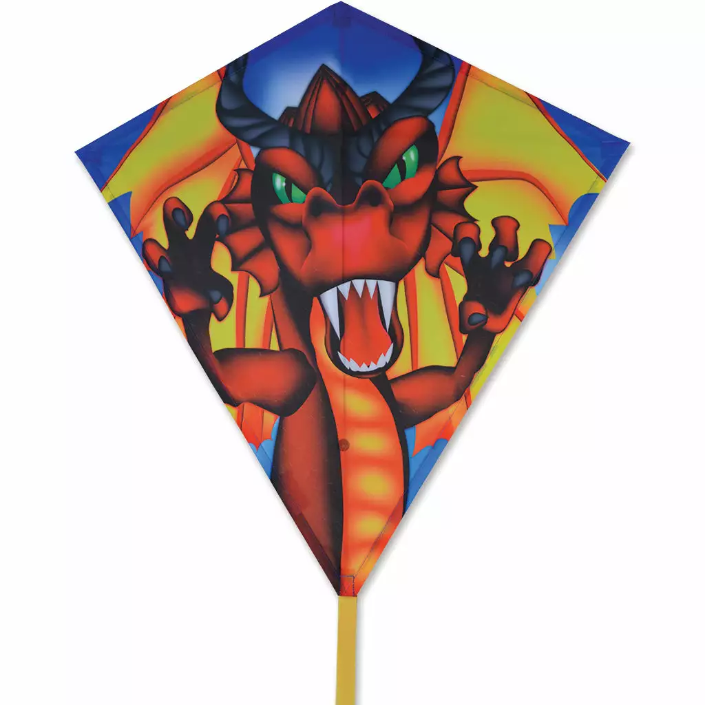 Kites 30 In. Diamond Kite - Flame Wing Dragon Premier Kites 3 Kites 30 In. Diamond Kite - Flame Wing Dragon Premier Kites