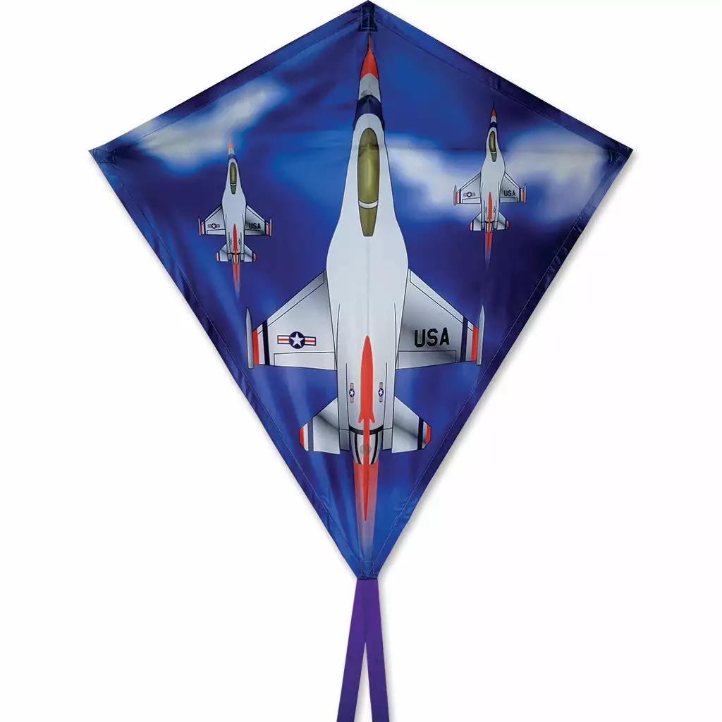 Kites 30 In. Diamond Kite - Jet Premier Kites 3 Kites 30 In. Diamond Kite - Jet Premier Kites