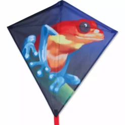 Kites 30 In. Diamond Kite - Tropical Frog