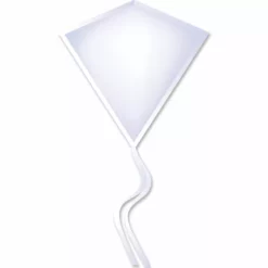 30 In. Diamond Kite - White (Bold Innovations) Diamonds