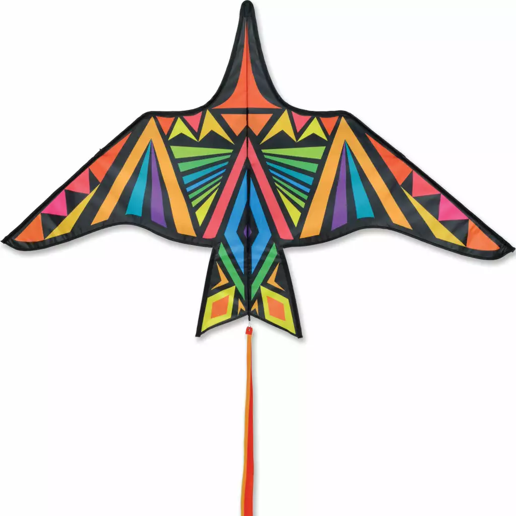 Bold Innovations Thunderbird Kites Thunderbird Kite - 60 In. Rainbow Geometric 3 Bold Innovations Thunderbird Kites Thunderbird Kite - 60 In. Rainbow Geometric