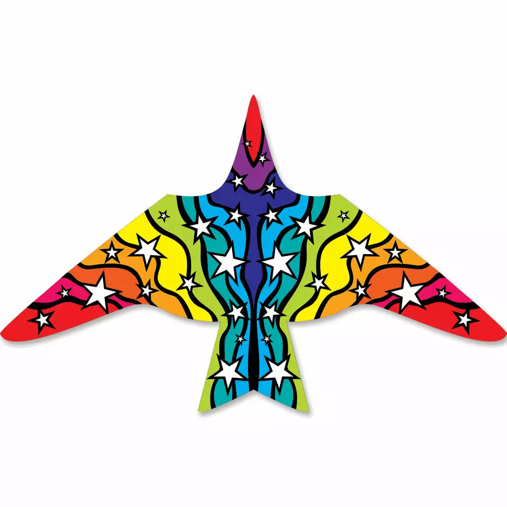 Bold Innovations Thunderbird Kites Thunderbird Kite - 11.5 Ft. Rainbow Stars 3 Bold Innovations Thunderbird Kites Thunderbird Kite - 11.5 Ft. Rainbow Stars