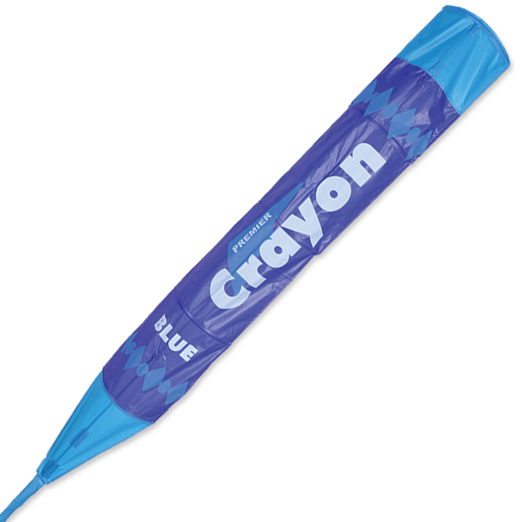 Kites Crayon Kite - Blue Premier Kites 3 Kites Crayon Kite - Blue Premier Kites