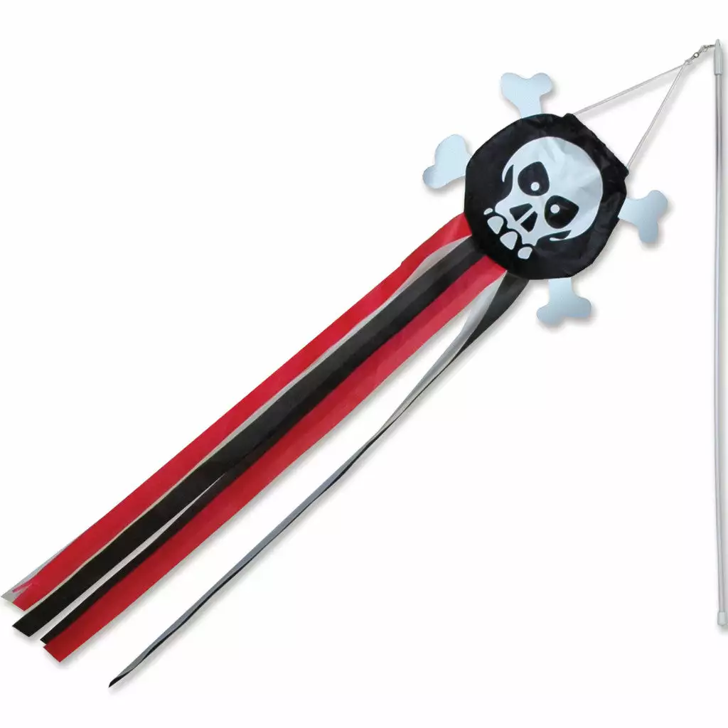 WindGarden Wind Wands Wind Wand - Skull And Crossbones (Set Of 12 Pieces) 3 WindGarden Wind Wands Wind Wand - Skull And Crossbones (Set Of 12 Pieces)