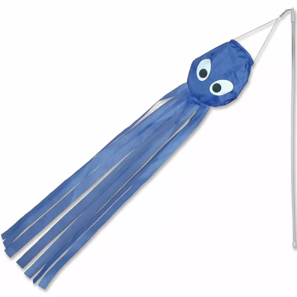 WindGarden Wind Wand - Blue Octopus (Set Of 12 Pieces) Wind Wands 3 WindGarden Wind Wand - Blue Octopus (Set Of 12 Pieces) Wind Wands
