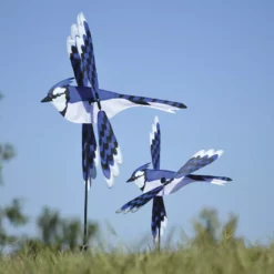 WindGarden 18 In. WhirliGig Spinner - Blue Jay WindGarden