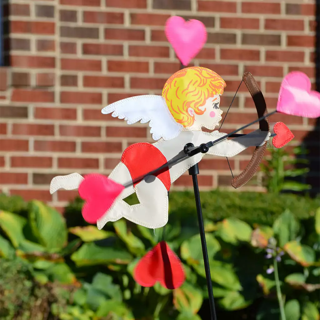 WindGarden 18 In. WhirliGig Spinner - Cupid 4 WindGarden 18 In. WhirliGig Spinner - Cupid