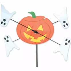WindGarden 10 In. WhirliGig Spinner - Pumpkin WindGarden
