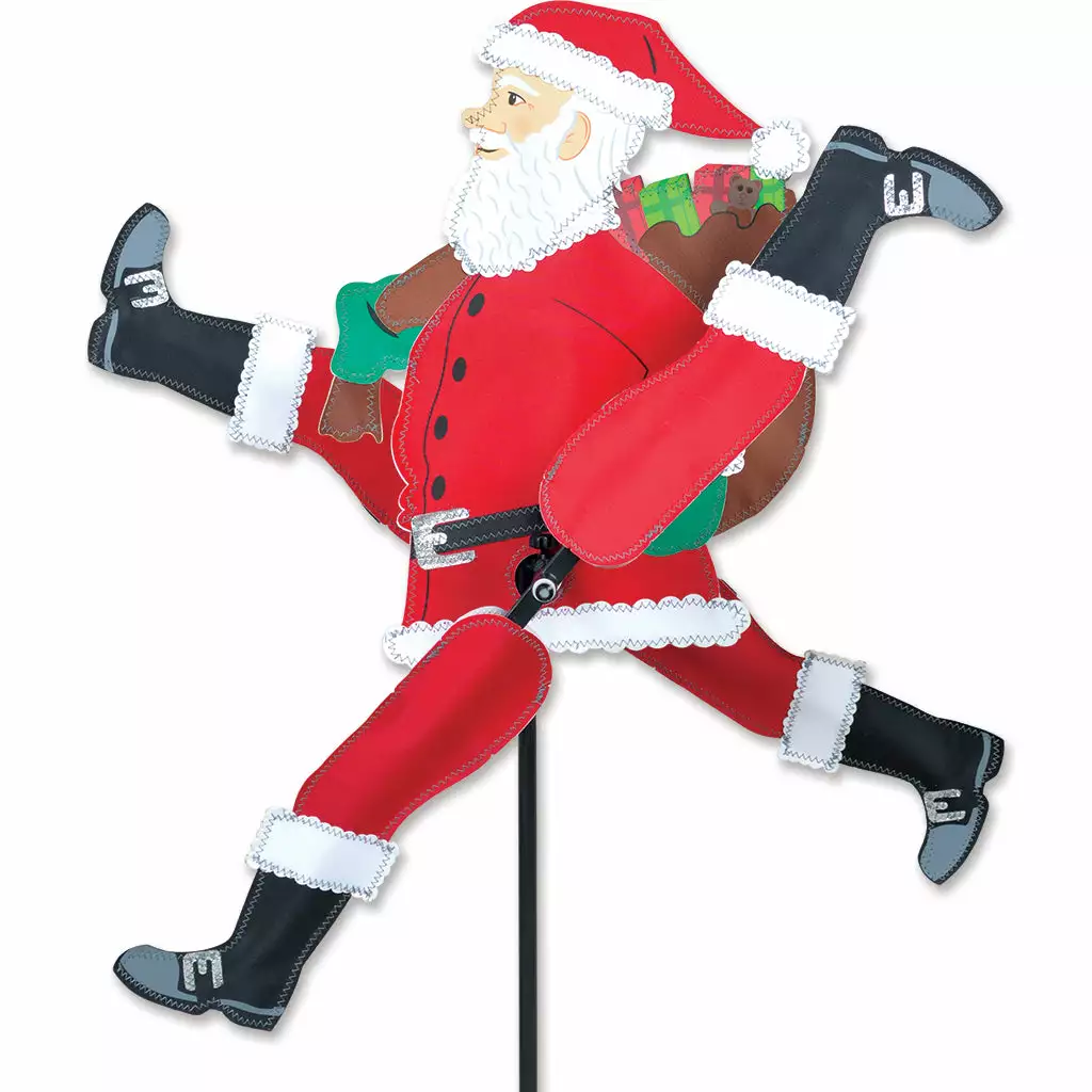 WindGarden WhirliGig Spinner - Running Santa 3 WindGarden WhirliGig Spinner - Running Santa
