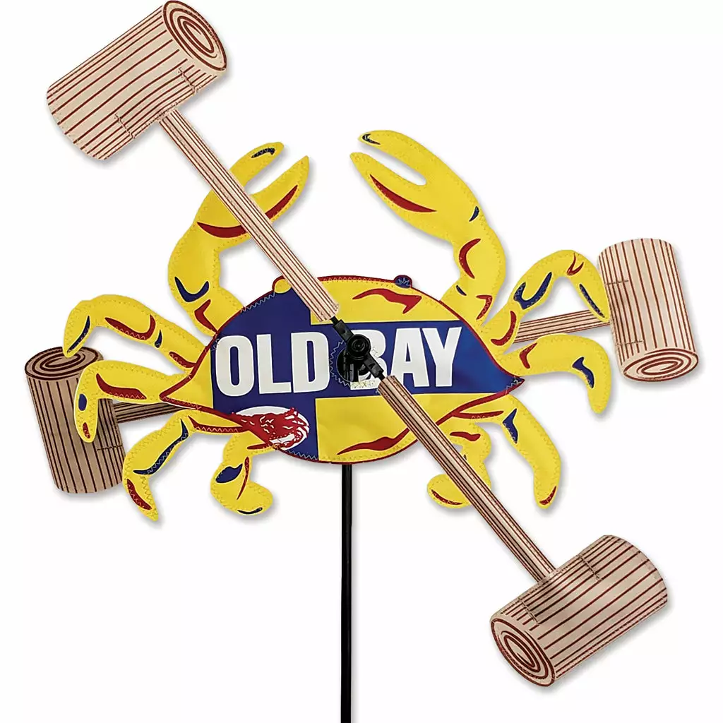 WindGarden 16 In. WhirliGig Spinner - Old Bay Yellow Crab WindGarden 3 WindGarden 16 In. WhirliGig Spinner - Old Bay Yellow Crab WindGarden