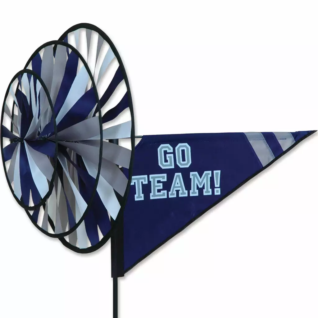 WindGarden Triple Spinner - Blue/Gray 3 WindGarden Triple Spinner - Blue/Gray