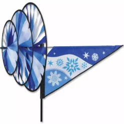 WindGarden Triple Spinner - Snowflake WindGarden
