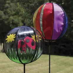 WindGarden 14 In. Rainbow Ball Spinner WindGarden