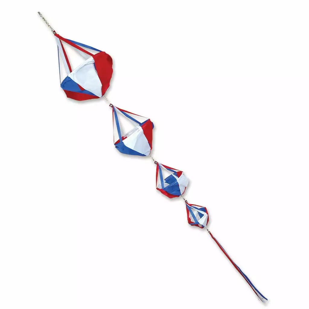WindGarden WindGarden Deluxe Spinnie Set - Patriotic 3 WindGarden WindGarden Deluxe Spinnie Set - Patriotic