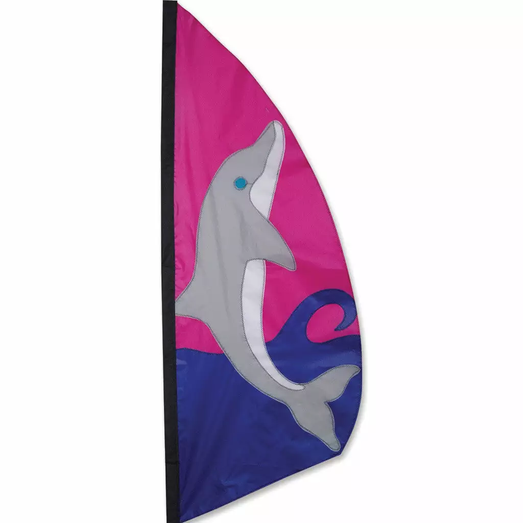 WindGarden 3.5 Ft. Feather Banner-Dolphin 3 WindGarden 3.5 Ft. Feather Banner-Dolphin