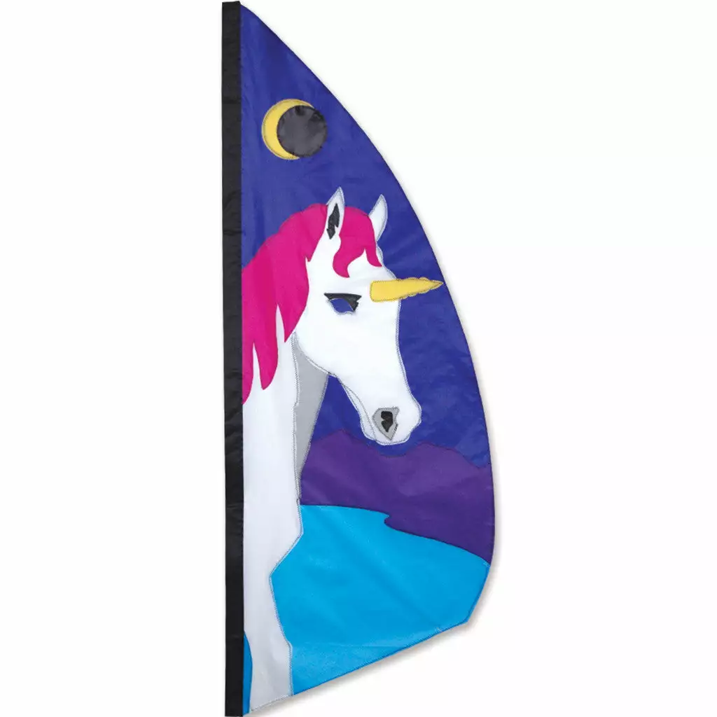 WindGarden 3.5 Ft. Feather Banner - Unicorn 3 WindGarden 3.5 Ft. Feather Banner - Unicorn