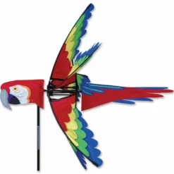 WindGarden 27 In. Scarlet Macaw Spinner WindGarden