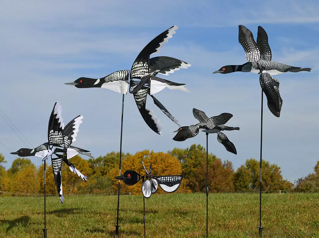 WindGarden 28 In. WhirliGig Spinner - Loon 4 WindGarden 28 In. WhirliGig Spinner - Loon