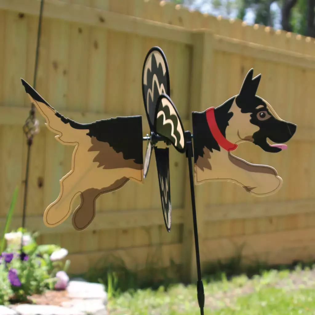 WindGarden Petite Spinner - German Shepherd 4 WindGarden Petite Spinner - German Shepherd