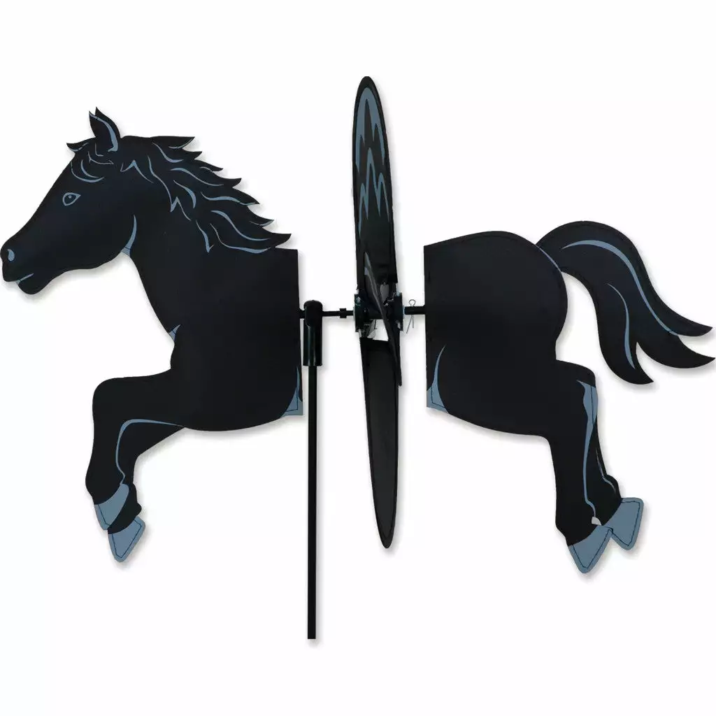 WindGarden Petite Spinner - Black Horse WindGarden 3 WindGarden Petite Spinner - Black Horse WindGarden