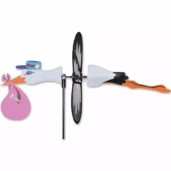 WindGarden WindGarden Petite Spinner- Stork Girl