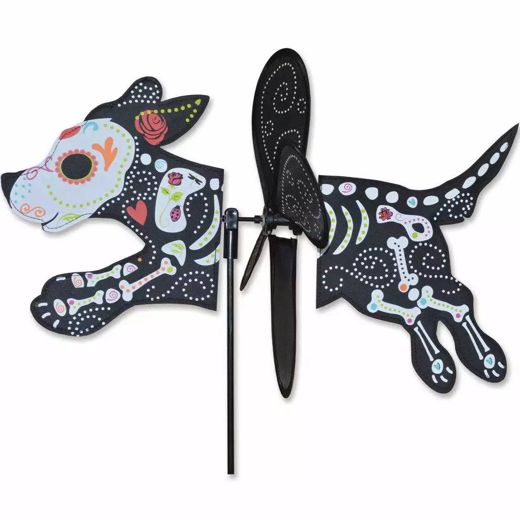WindGarden Petite Spinner - Day Of The Dead Dog 3 WindGarden Petite Spinner - Day Of The Dead Dog