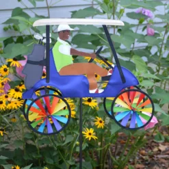 WindGarden WindGarden 17 In. Golf Cart Spinner - Blue