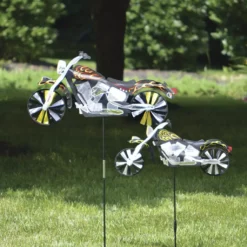 WindGarden WindGarden 22 In. Motorcycle Spinner - Flame