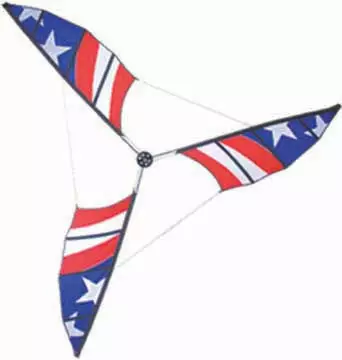 WindGarden 9.5 Ft. Wind Generator - Patriotic 3 WindGarden 9.5 Ft. Wind Generator - Patriotic