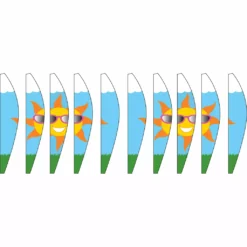 WindGarden 22 In. Hot Air Balloon - Sun