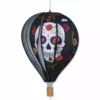 WindGarden 22 In. Hot Air Balloon - Day Of The Dead Black WindGarden