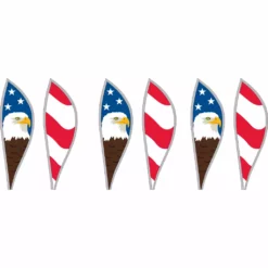 WindGarden 16 In. Hot Air Balloon - Patriotic Eagle WindGarden