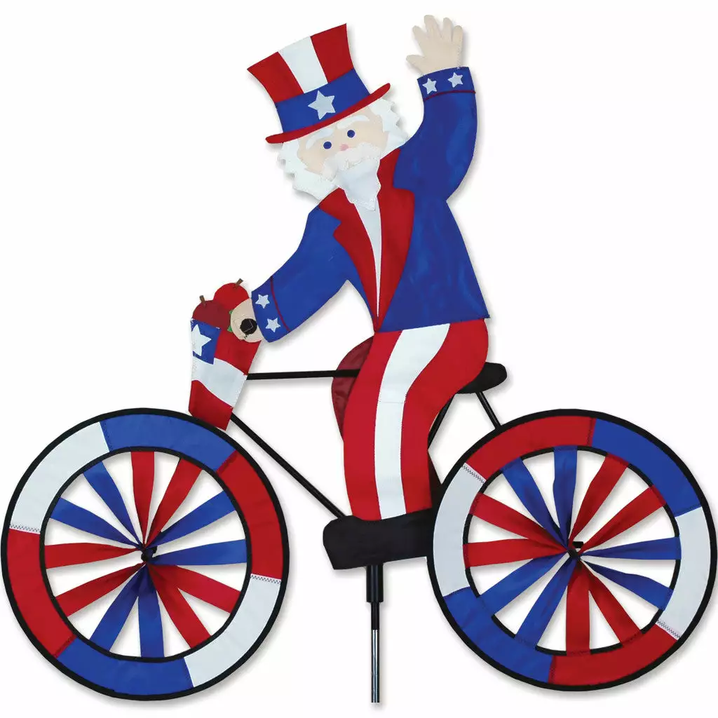 WindGarden WindGarden 30 In. Bike Spinner - Uncle Sam 3 WindGarden WindGarden 30 In. Bike Spinner - Uncle Sam