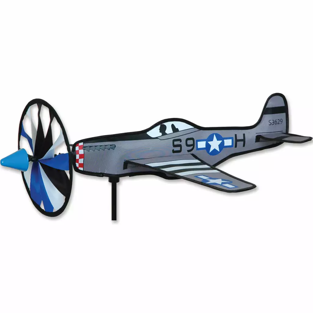 WindGarden 20 In. Airplane Spinner - P-51 Mustang 3 WindGarden 20 In. Airplane Spinner - P-51 Mustang