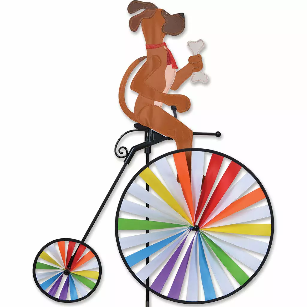 WindGarden WindGarden High Wheel Bike Spinner - Dog 3 WindGarden WindGarden High Wheel Bike Spinner - Dog
