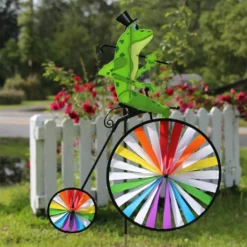 WindGarden High Wheel Bike Spinner - Frog WindGarden