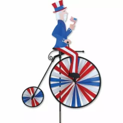 WindGarden WindGarden High Wheel Bike Spinner - Uncle Sam