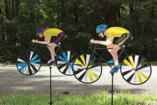 WindGarden 22 In. Road Bike Spinner - Man 1555 4 WindGarden 22 In. Road Bike Spinner - Man 1555