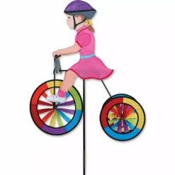 WindGarden WindGarden 25 In. Tricycle Spinner - Girl