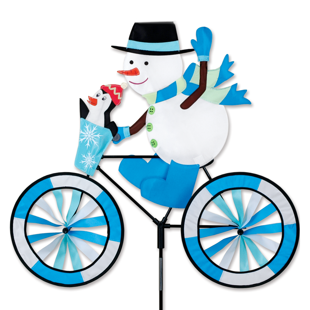 WindGarden WindGarden 30 In. Bike Spinner - Snowman 3 WindGarden WindGarden 30 In. Bike Spinner - Snowman