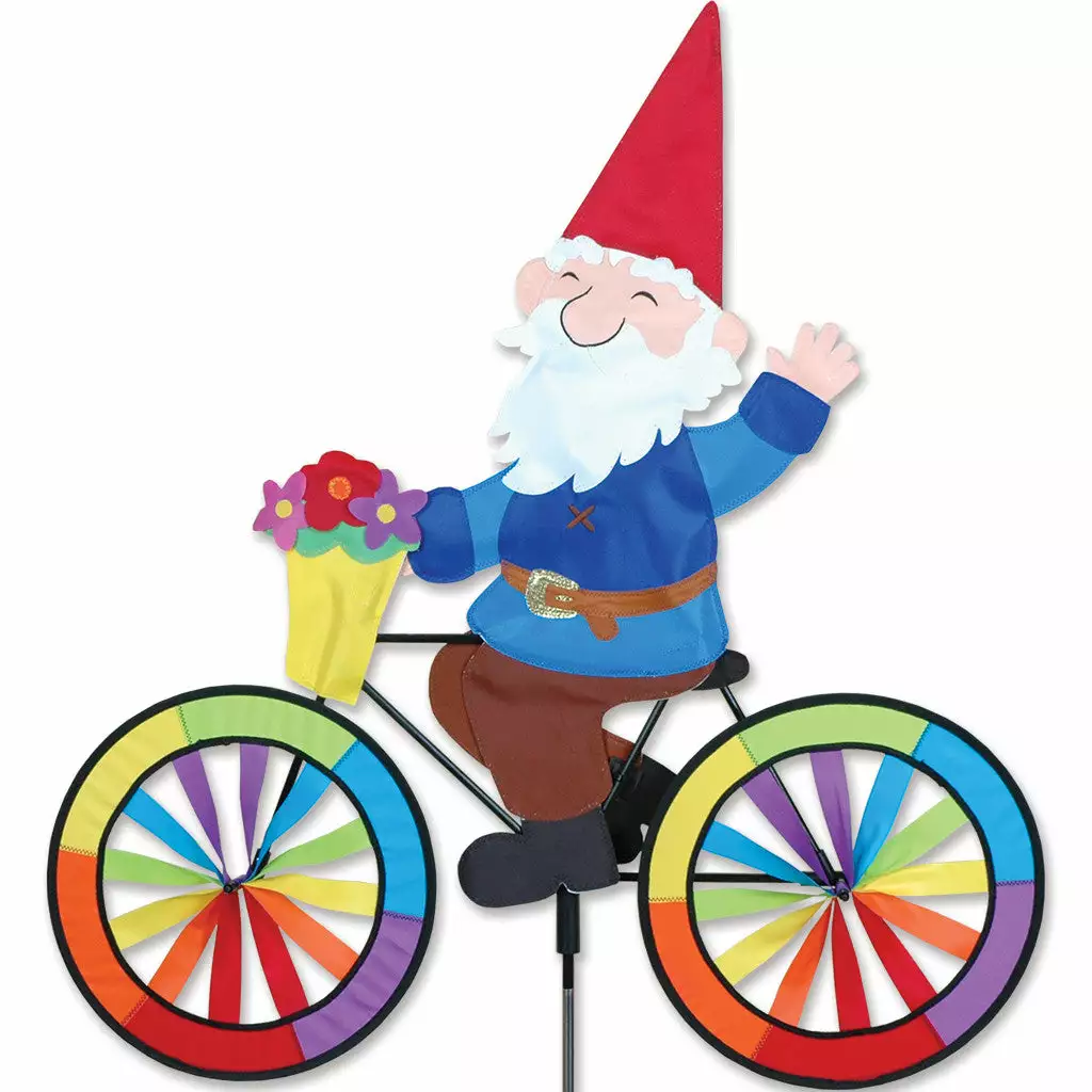 WindGarden WindGarden 30 In. Bike Spinner - Gnome 3 WindGarden WindGarden 30 In. Bike Spinner - Gnome