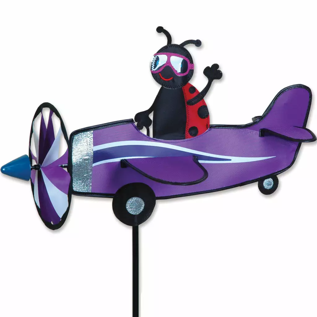 WindGarden 19 In. Pilot Pal Spinner - Ladybug 3 WindGarden 19 In. Pilot Pal Spinner - Ladybug