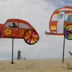 WindGarden 22 In. VW Hippie Mobile Spinner - Orange WindGarden