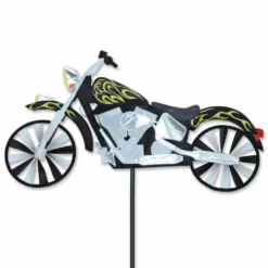 WindGarden WindGarden 22 In. Motorcycle Spinner - Flame