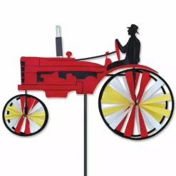 WindGarden WindGarden 23 In. Old Tractor Spinner - Red