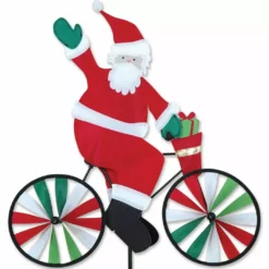 WindGarden 20 In. Bike Spinner - Santa